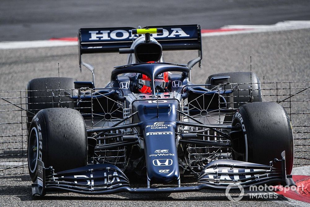 F1テスト初日午前:リカルド首位。ホンダ勢順調、アルファタウリ最多74周。メルセデスにまさかのトラブル