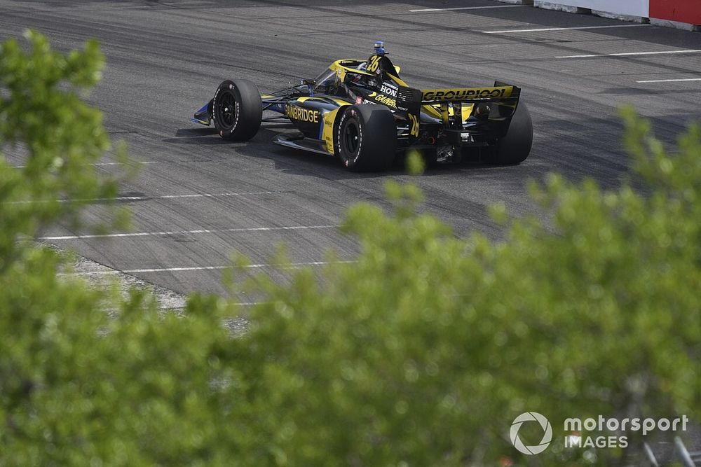 St. Pete IndyCar: Herta leads Sato in warm-up