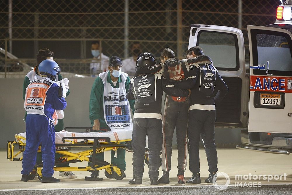 F1医疗车英雄讲述格罗斯让逃生故事
