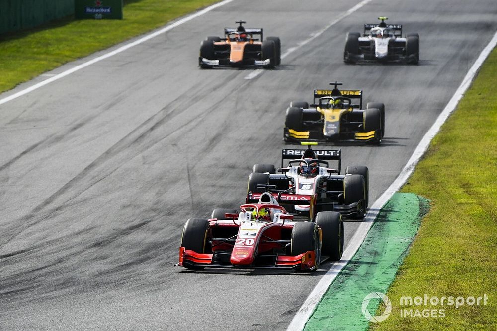 Mick Schumacher, Prema Racing en Christian Lundgaard, ART Grand Prix 