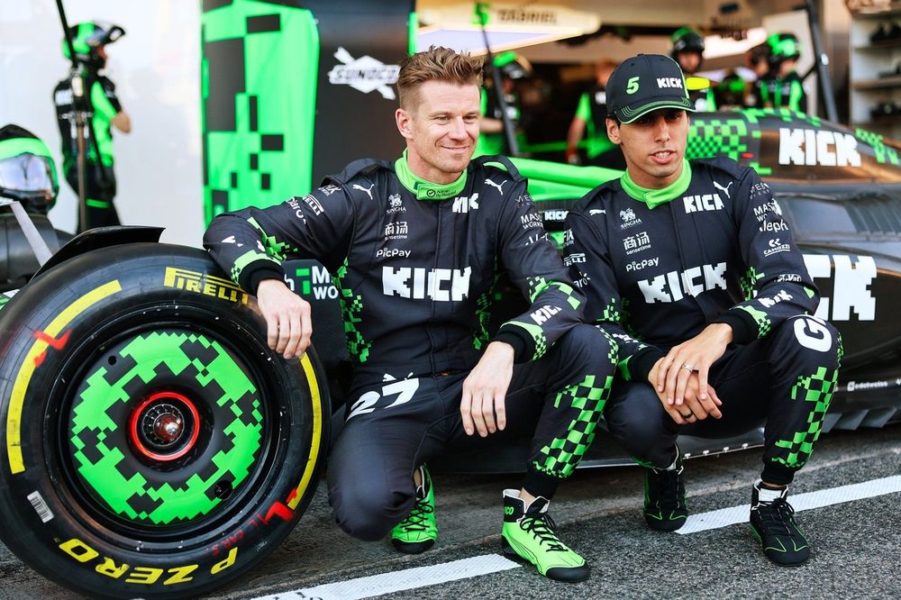 Nico Hulkenberg, Sauber, Gabriel Bortoleto, Sauber