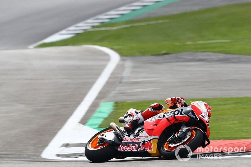 Márquez: “Tomé la referencia de Rossi y fue la buena”