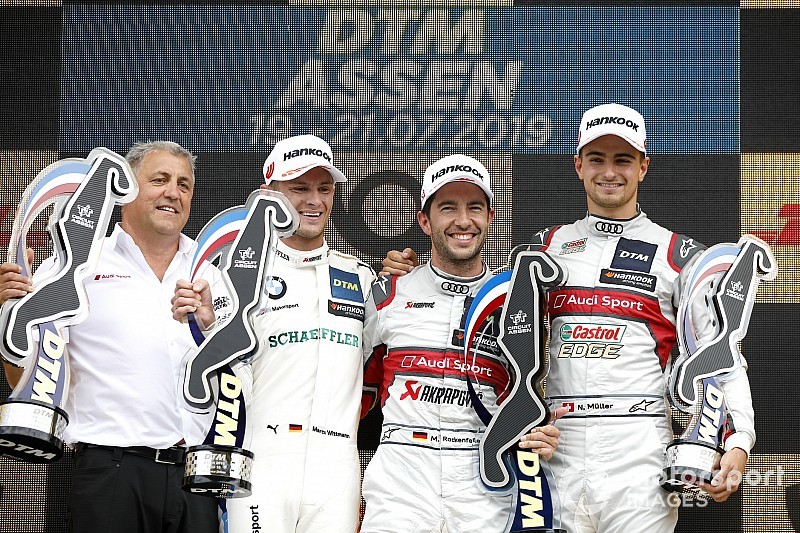 Rockenfeller blij met 'verdiende zege', Wittmann steelt de show