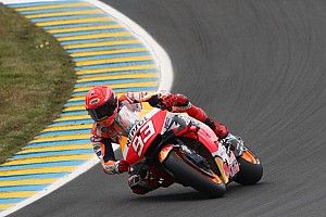 French MotoGP: Marquez quickest in wet third practice