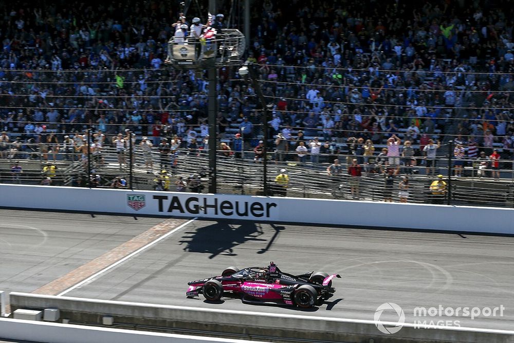 Indy 500: Castroneves pulls off stunning victory to beat Palou for fourth win