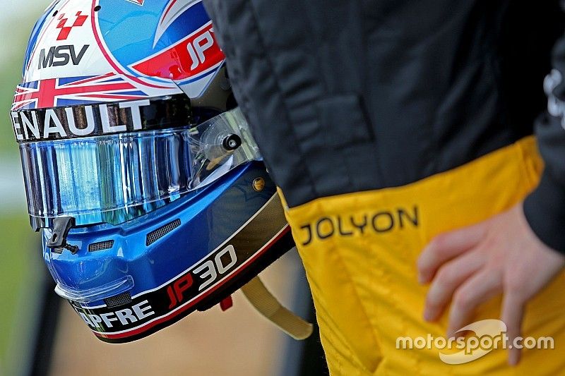 Casque de Jolyon Palmer, Renault Sport F1 Team