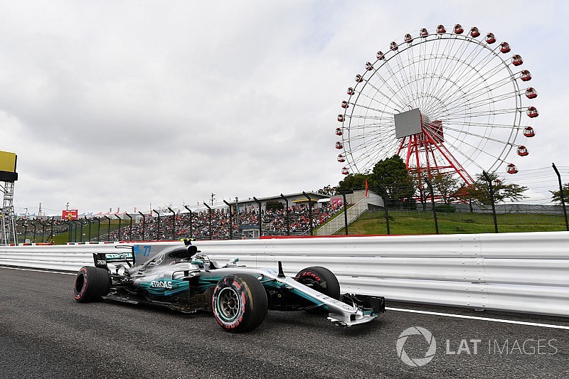 日本GP:赤旗原因となったボッタスがFP3首位。ライコネンもクラッシュ