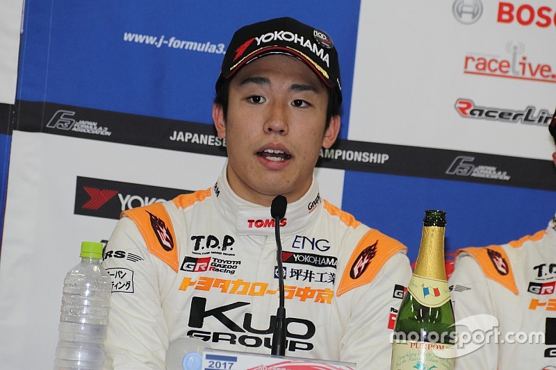 【全日本F3】初優勝の坪井翔「ちょっと他とは”違う”1勝」