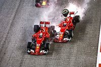 Flashback : le désastreux crash de Vettel à Singapour en 2017