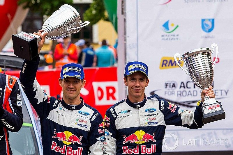 Podium: derde plaats Sébastien Ogier, Julien Ingrassia, M-Sport