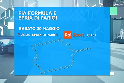 Ecco la programmazione TV dell’ePrix di Parigi