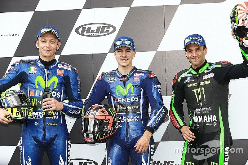 Le Mans MotoGP: Vinales polede, Rossi hemen arkasında