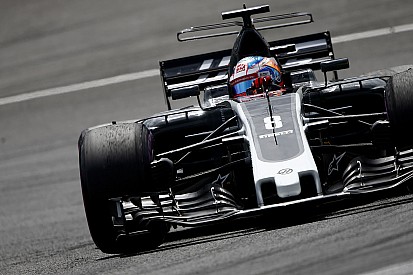 Haas F1 avec les freins Carbone Industrie à Silverstone
