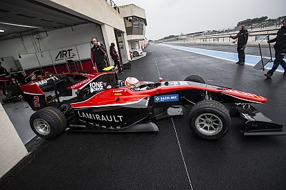 Юбер завершил тесты GP3 с лучшим результатом