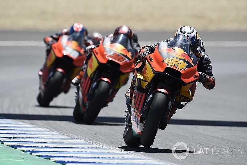 Pol Espargaro, Red Bull KTM Factory Racing, Mika Kallio, KTM Factory Racing, Bradley Smith, KTM Factory Racing