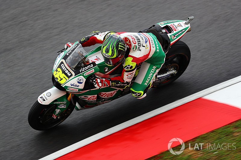 Crutchlow, Sepang'da "biçimsiz" arka lastikten muzdaripmiş