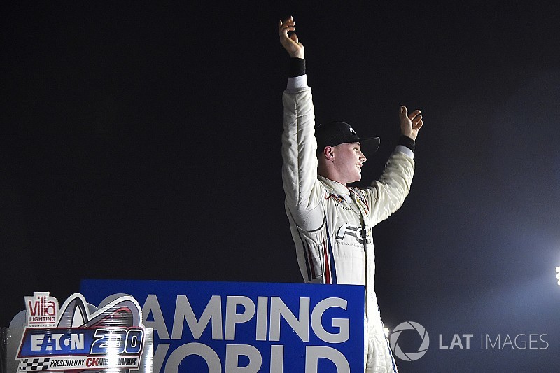 Justin Haley takes dramatic maiden Truck win at Gateway