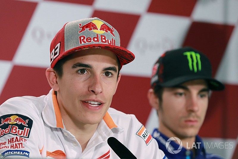 Márquez: “Estoy muy contento de que Rossi siga; es correr contra una leyenda”
