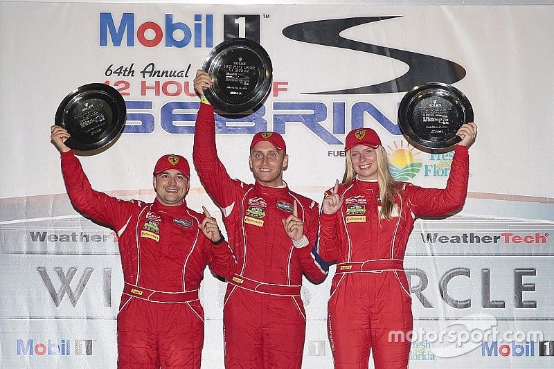 Ferrari commemorates first Sebring victory with first win for 488 GT3