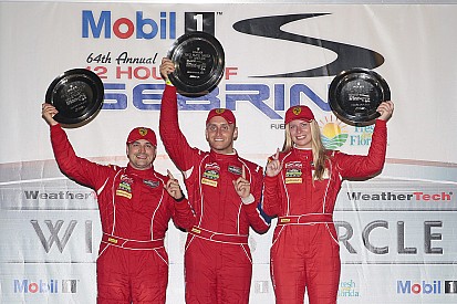 Ferrari commemorates first Sebring victory with first win for 488 GT3