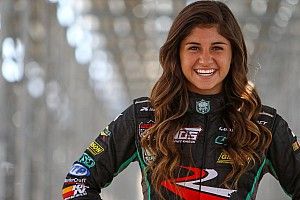Hailie Deegan makes late pass to win Las Vegas K&N West opener