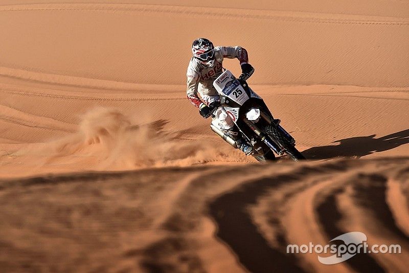 Merzouga Bikes, Stage 3: Rodrigues in top 10 as Svitko leads after desert storm hit