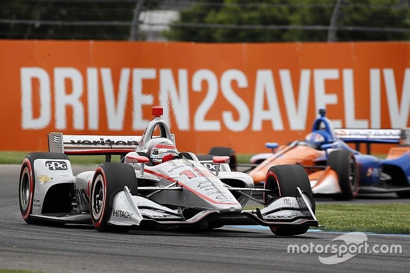 Will Power, Team Penske Chevrolet, Scott Dixon, Chip Ganassi Racing Honda