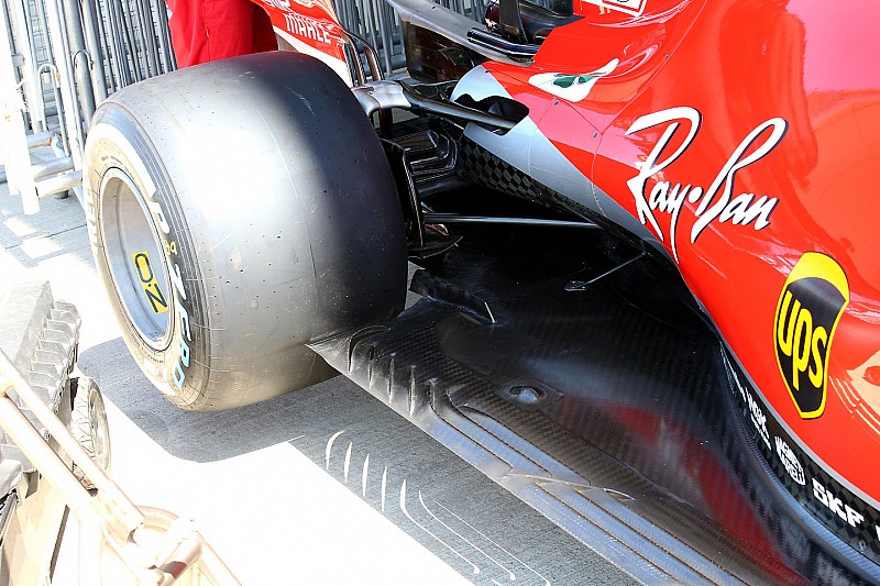 Ferrari: due soffiaggi più grandi anche nei profili delle brake duct posteriori