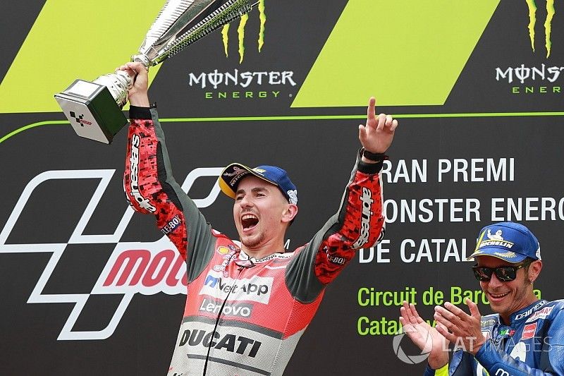 Podium: Jorge Lorenzo, Ducati Team