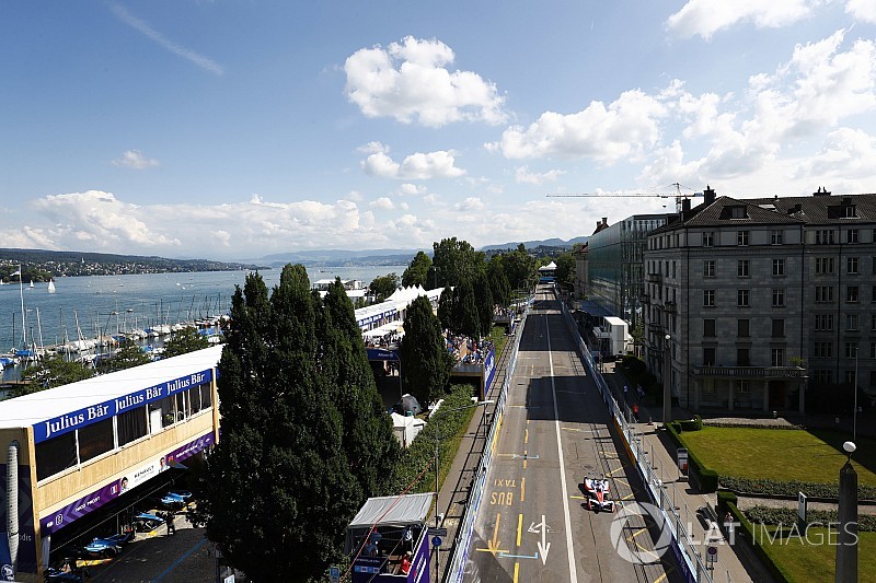 La grille de départ de l'E-Prix de Zurich