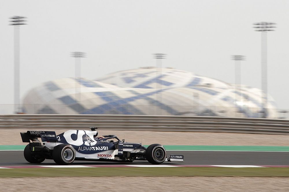 F1カタールGP FP1:角田裕毅5番手、ホンダPU勢がワンツー! メルセデスがそれに続く