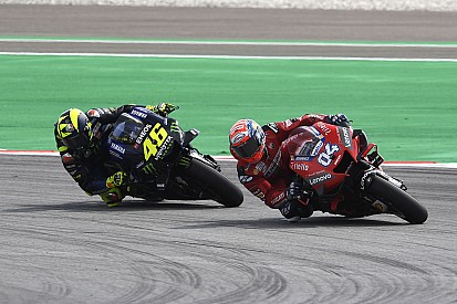 Dovizioso-Rossi, bagarre fair-play pour un podium