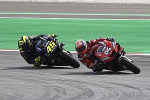 Dovizioso-Rossi, bagarre fair-play pour un podium