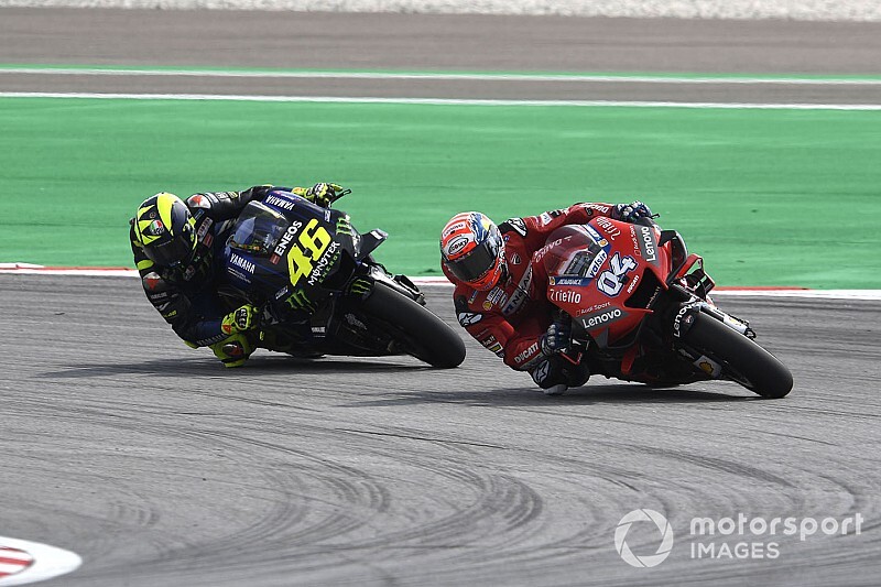 Dovizioso: "Rossi es agresivo, pero no hace estupideces"