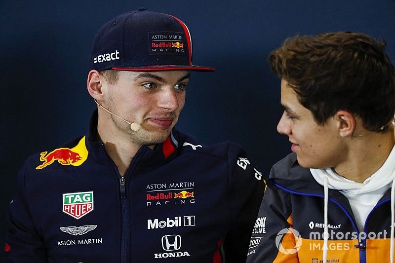 Conférence de presse : Max Verstappen, Red Bull Racing, et Lando Norris, McLaren 