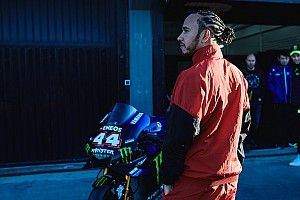 Yamaha had to restrain eager Hamilton during ride swap
