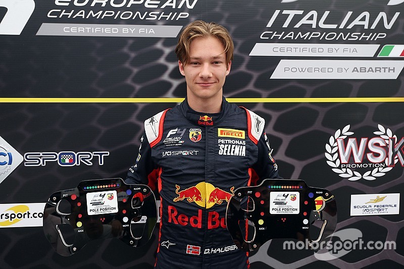 F4: Dennis Hauger conquista entrambe le pole all'Hungaroring