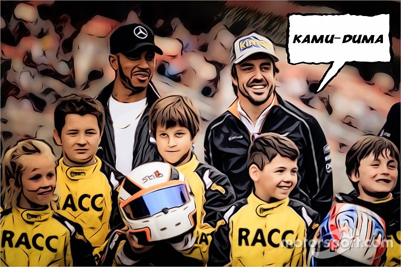 Kamu-duma: Alonso kóstolgatja Hamiltont