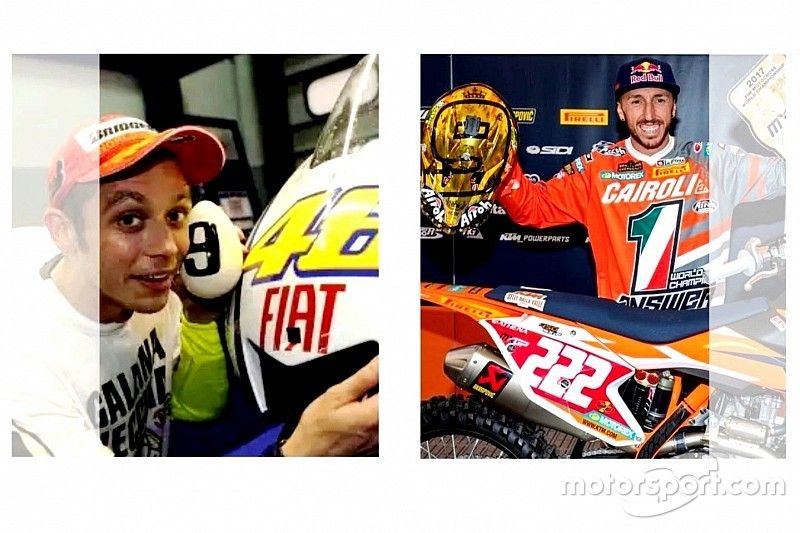 Valentino Rossi, Tony Cairoli et la malédiction du numéro 9