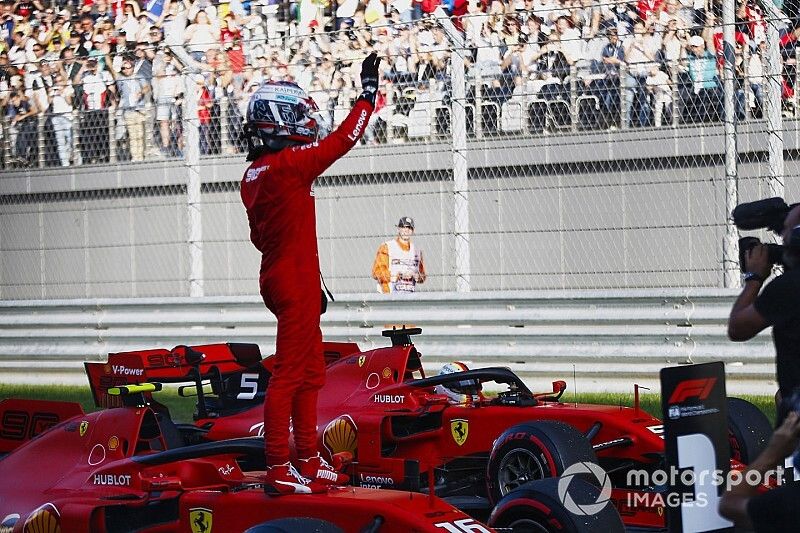 Ganador de la pole Charles Leclerc, Ferrari SF90