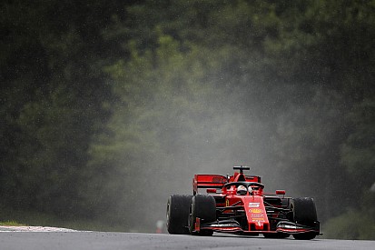 Vettel justifica su posición en lluvia: "Quizás fui demasiado gallina"