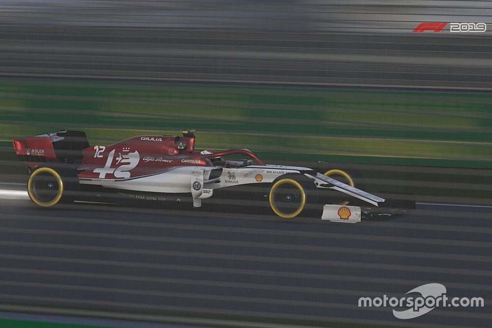 Nagy győzelemmel mutatkozott be Bereznay Dani új csapattársa az Alfa Romeónál az F1 Esport Azeri Nagydíjon