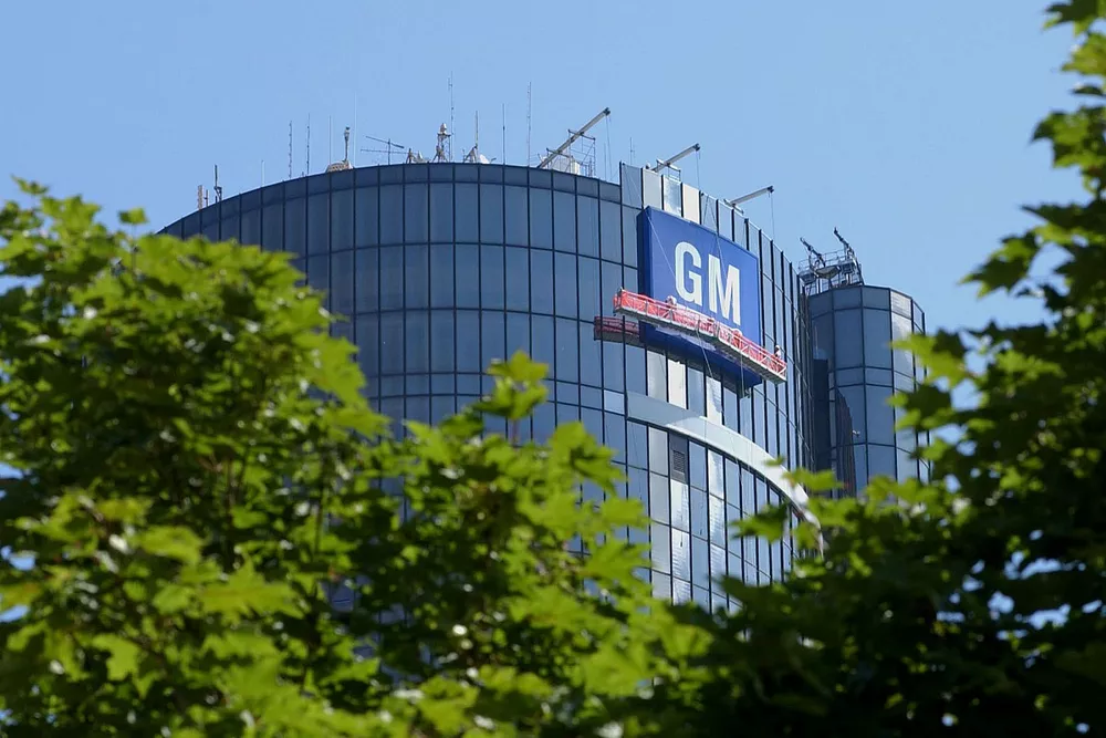 The GM Renaissance Center in Detroit