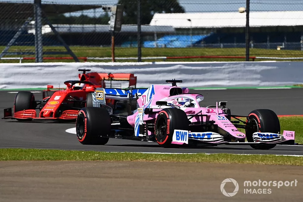 Nico Hulkenberg, Racing Point RP20, Sebastian Vettel, Ferrari SF1000