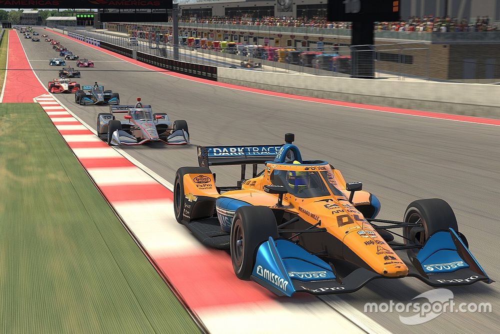 Teljes egészében Norris parádés teljesítménye az online IndyCar-ban: látnod kell! (videó)
