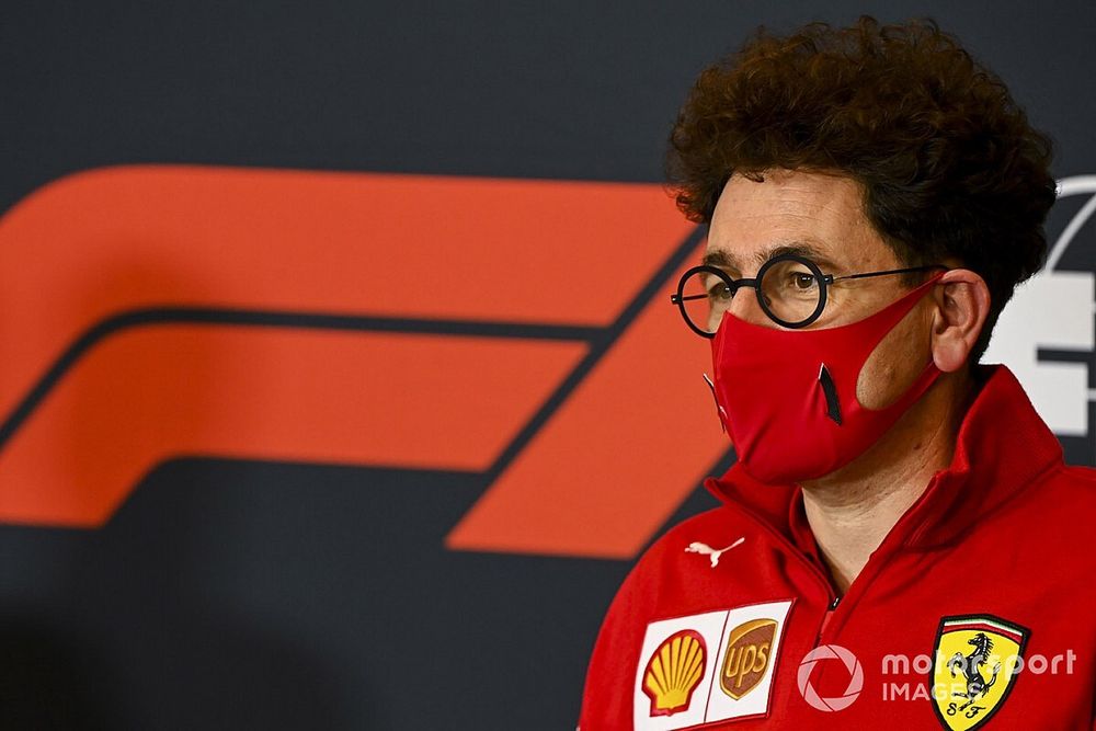 Mattia Binotto, Team Principal Ferrari in conferenza stampa