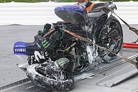 Viñales conserva el motor de la Yamaha incendiada