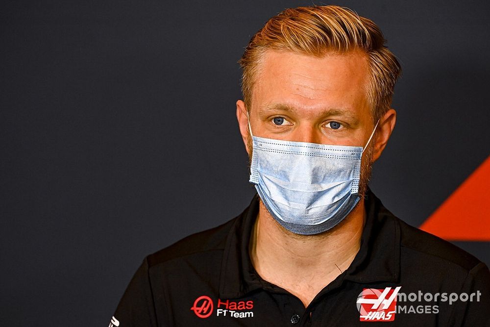 Kevin Magnussen, Haas F1 in the press conference 