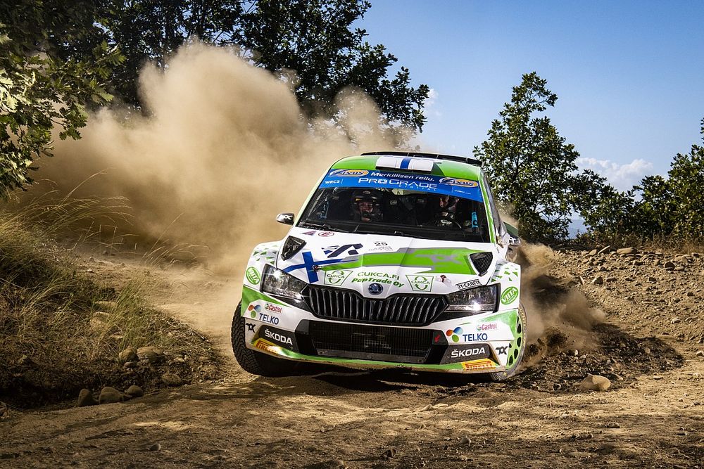 Emil Lindholm, Reeta Hamalainen, Toksport WRT Skoda Fabia Evo Rally2