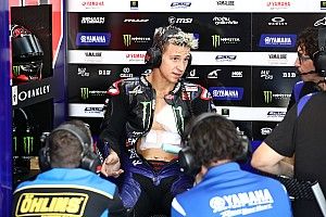 Quartararo: "No puedo adelantar y eso no cambiará porque la moto es la misma"